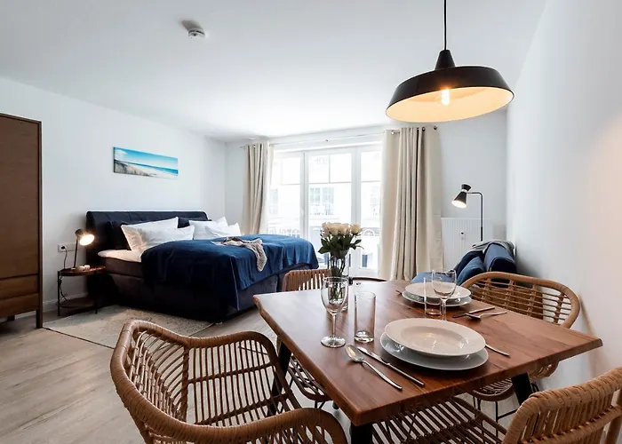 Апартаменты Appartementhaus Bellevue Остзебад Бинц